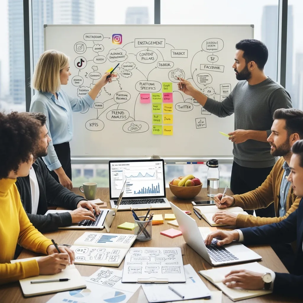 Content strategy planning for social media