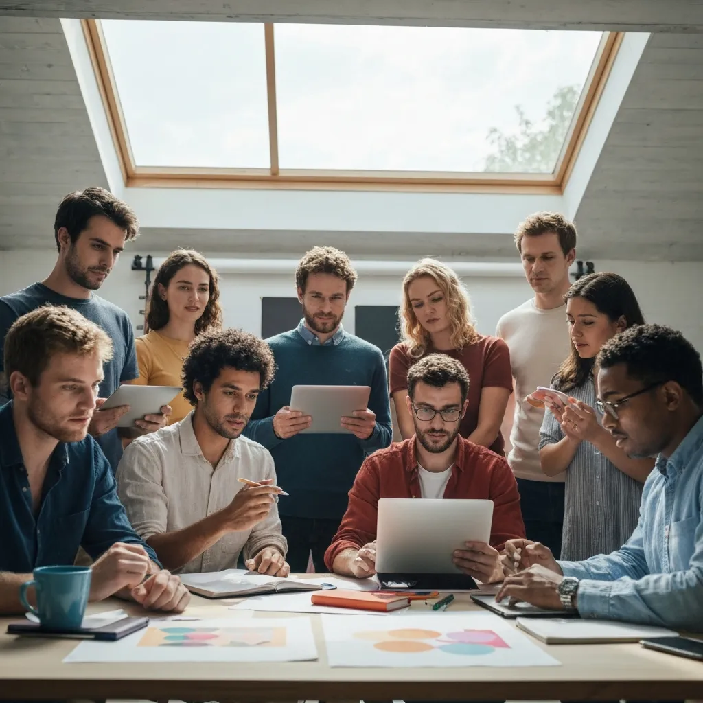 Creative team collaboration